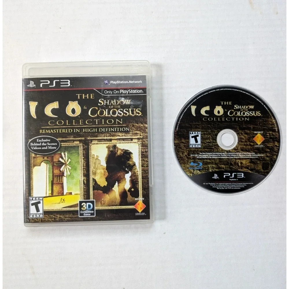 The Ico & Shadow of the Colossus Collection Sony PlayStation 3 2011 NO MANUAL